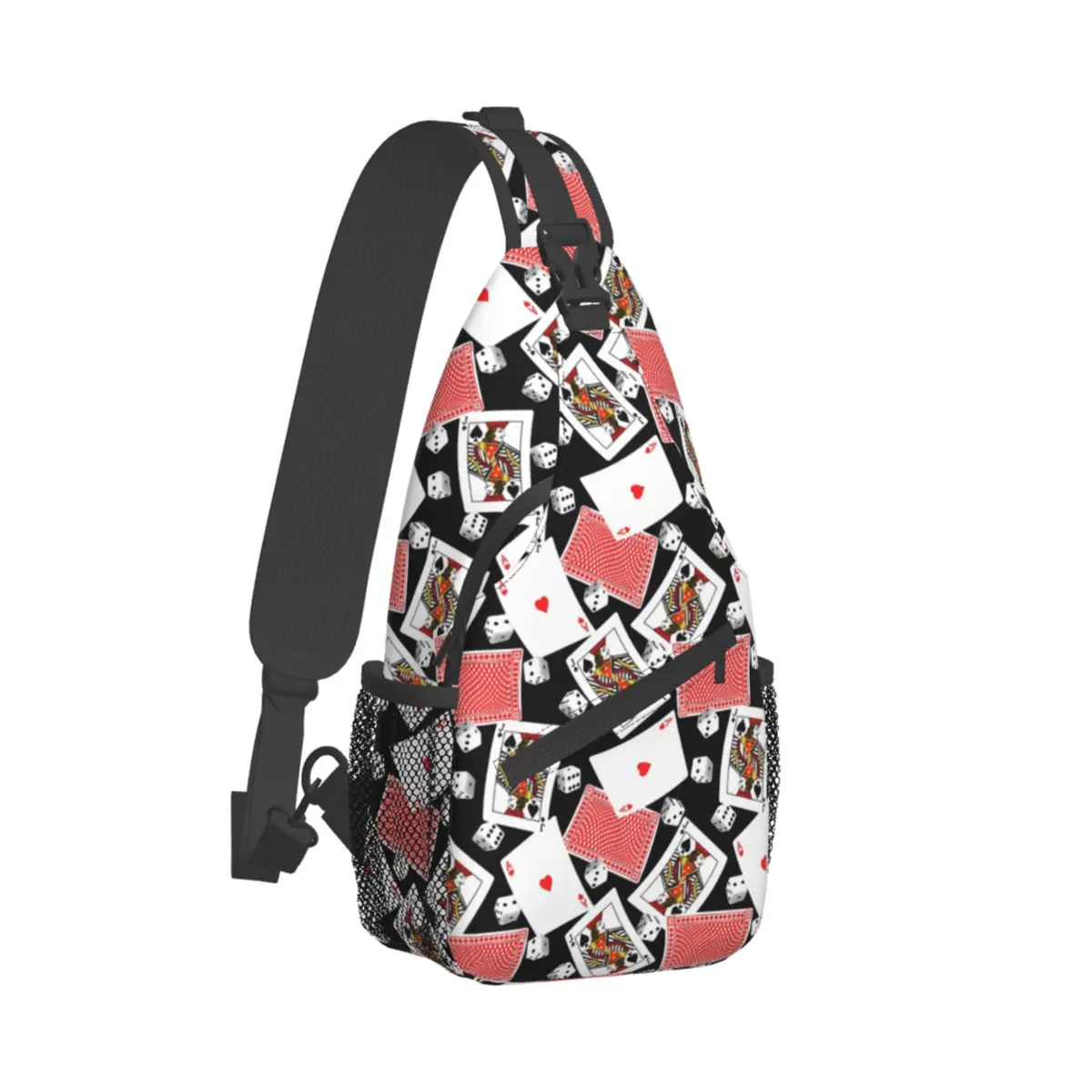 

Сумки через плечо с игральными картами, модная нагрудная сумка для мальчиков, школьная Дорожная сумка на лямках, повседневные дизайнерские ...