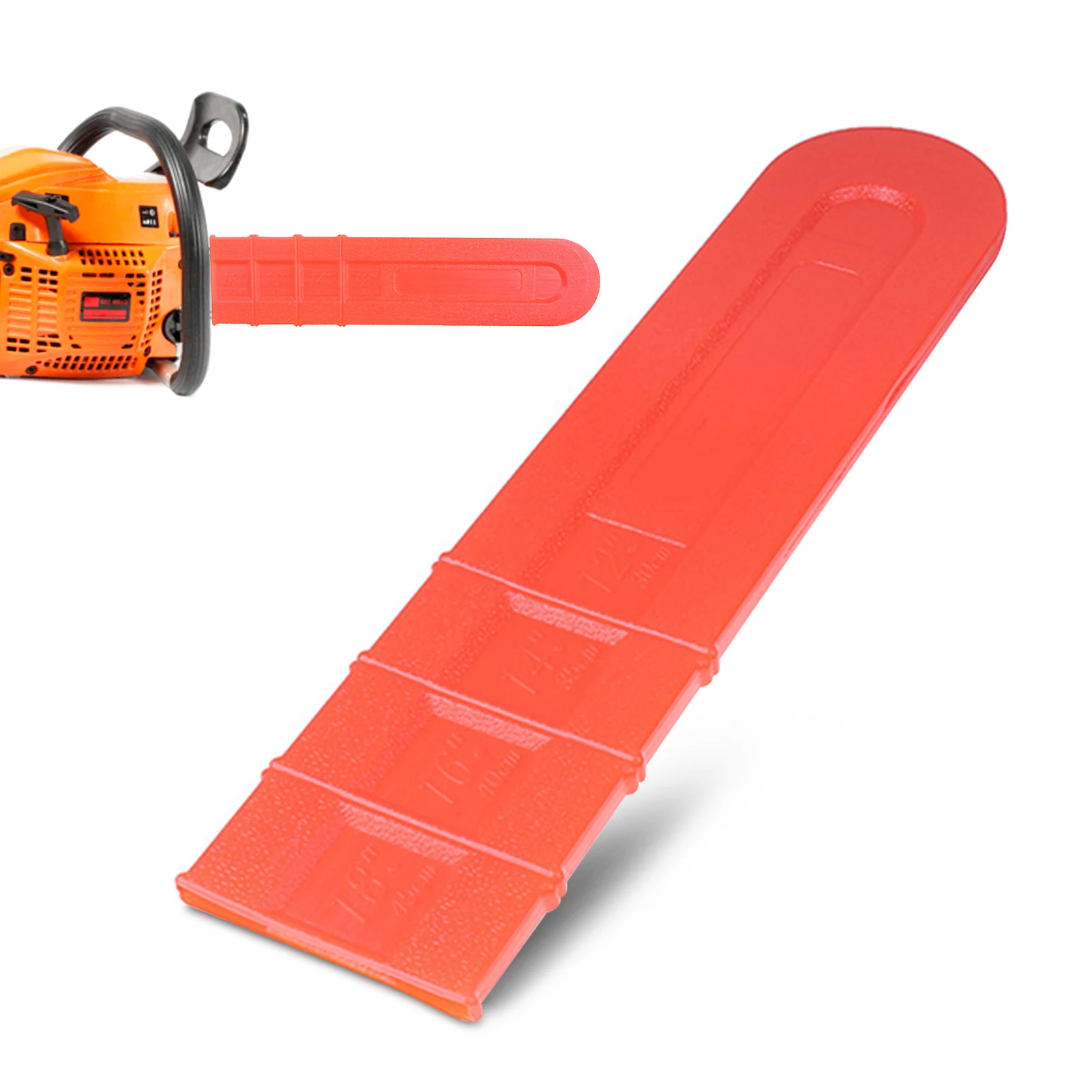 

18inch Cutter Parts Protector Scabbard Durable Plastic Orange