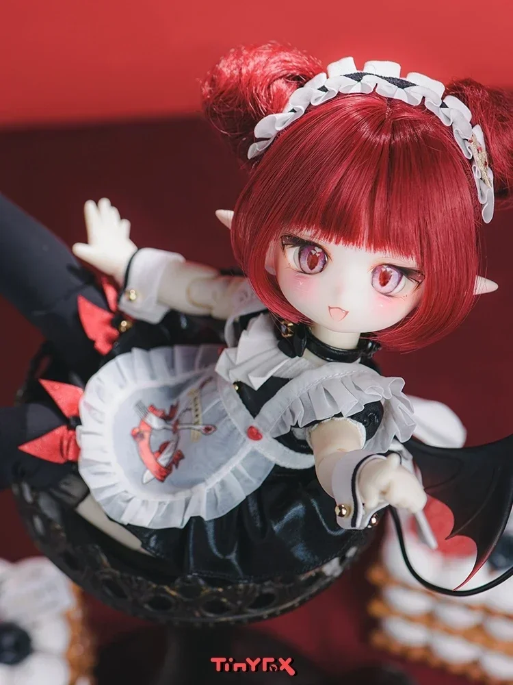 Tinyfox специальные шесть точек Bjd демон вишня Черри совместное движение Mjd 6 Девочка