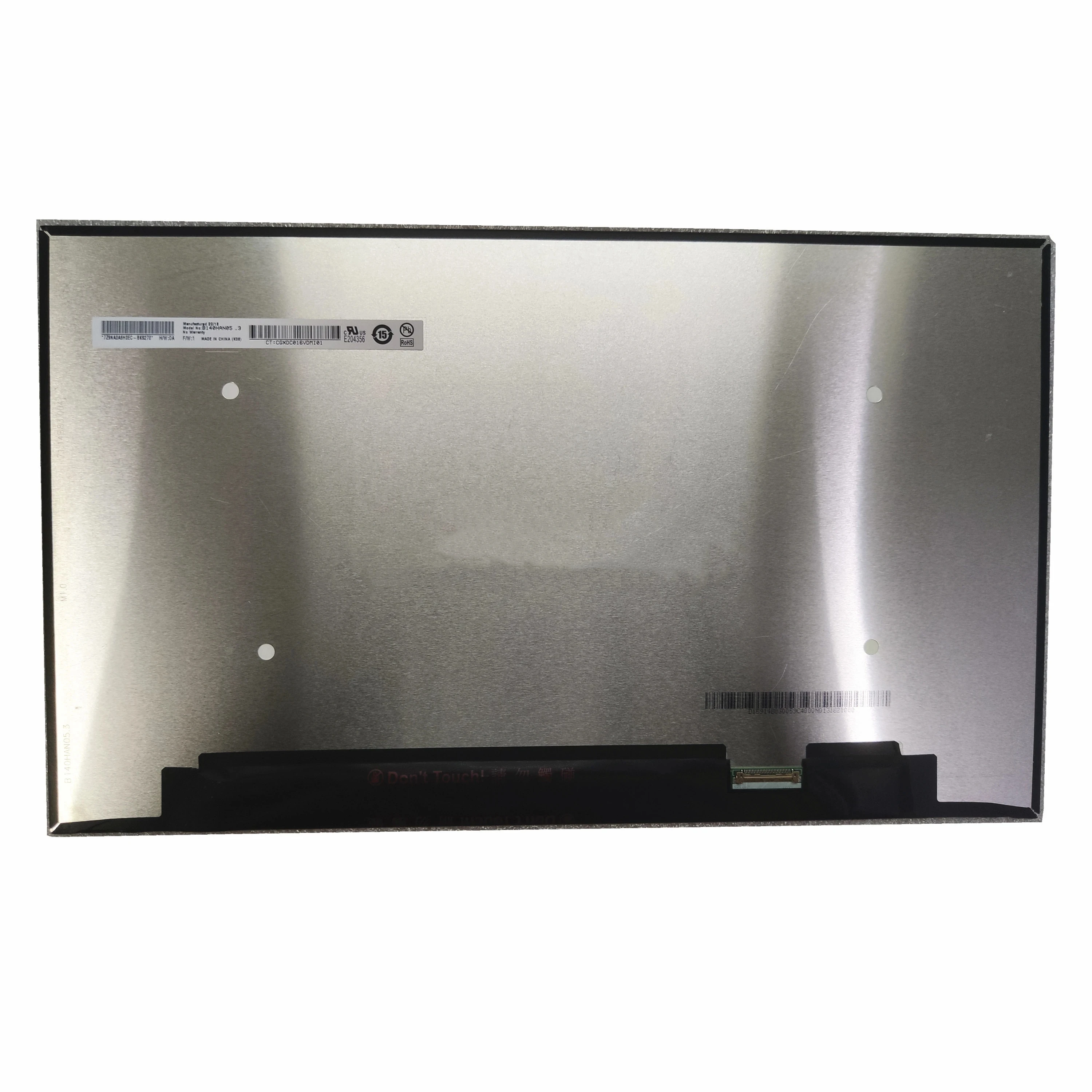 

B140HAN05.3 14-дюймовый тонкий ЖК-дисплей для ноутбука 1920x1080 72% NTSC