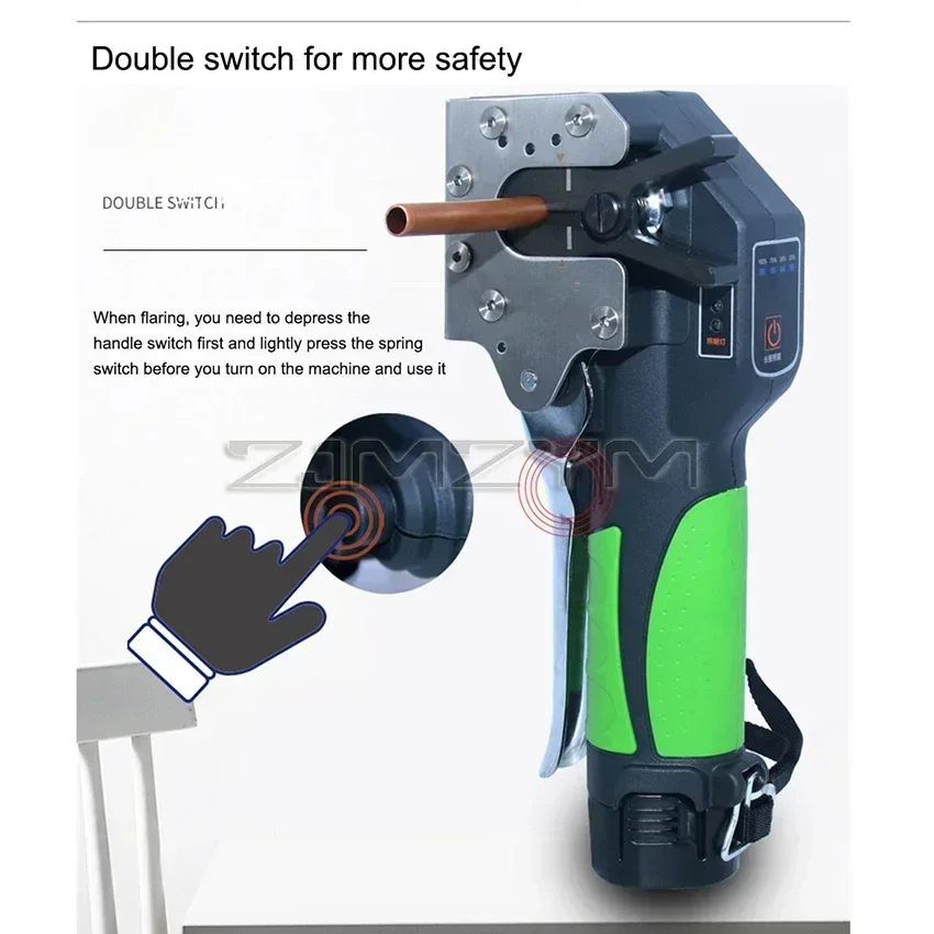 Фонарь автоматический с литиевым аккумулятором и медной трубкой