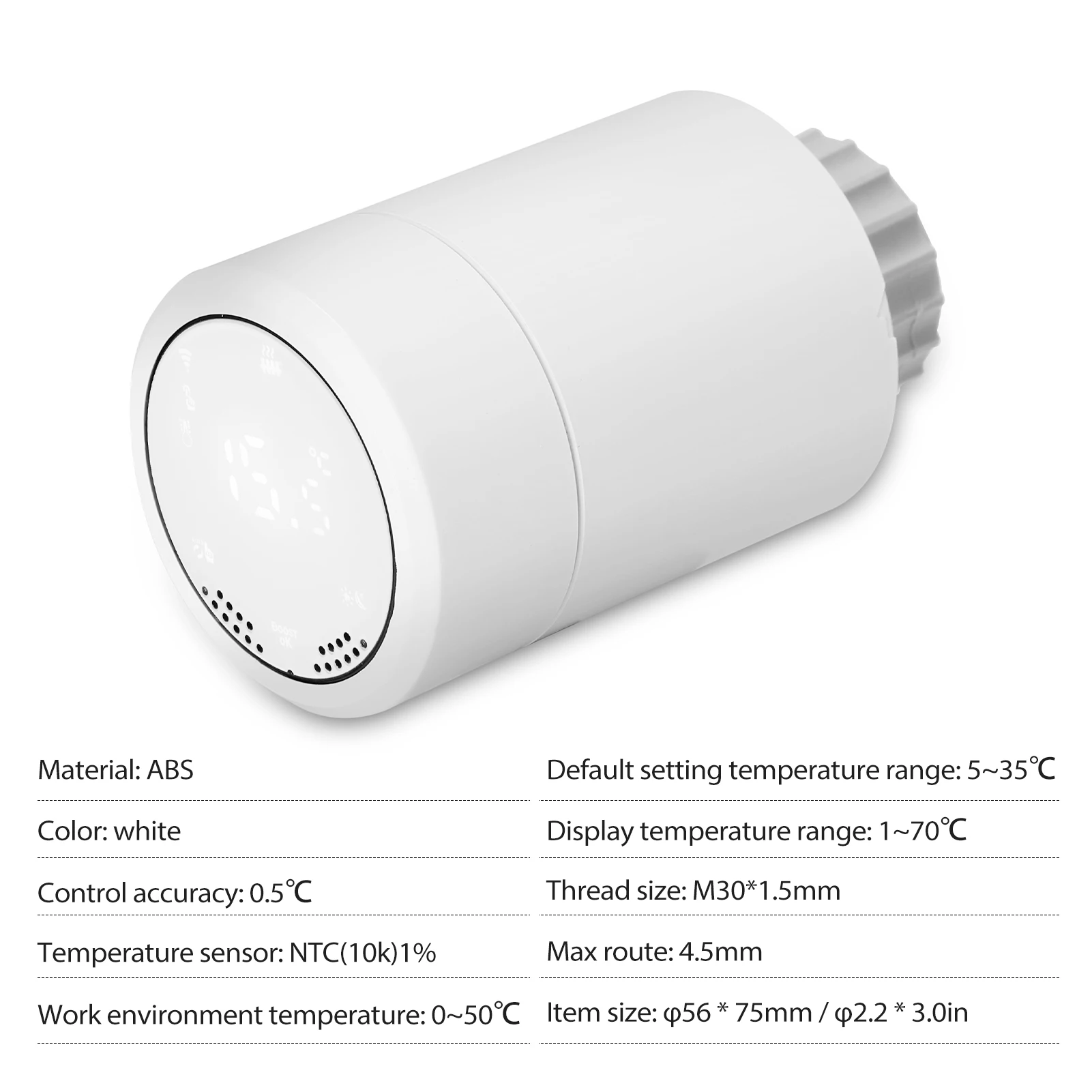 Термостатический привод радиатора HY367RT ZigBee 3 0 Smart Life TRV программируемый клапан