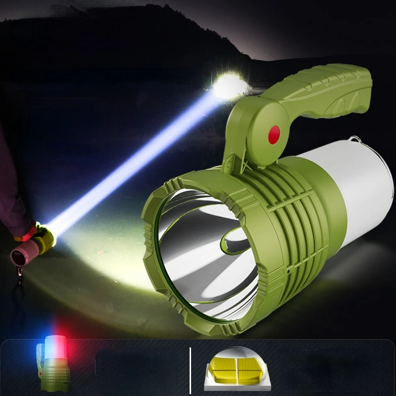 

Super Bright 30W LED USB Rechargeable Search Light Waterproof P70 Hand Lamp Outdoor Hunting Fishing Light