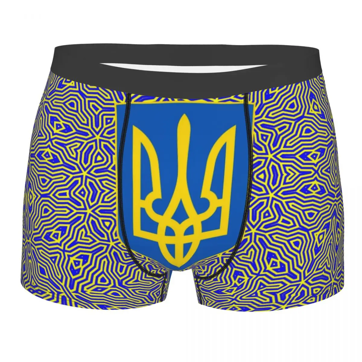 

Нижнее белье с украинским флагом для мужчин, сексуальные трусы-боксеры с принтом на заказ, пальто Украины, дышащие трусы