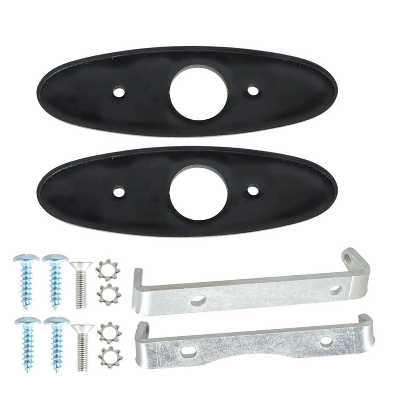 

2PCS R312 R313 Mirror Mounting Kits Cracket Gasket Door Screws L&R Parts For Chevrolet Firebird Camaro Nova Vega 1970-1981
