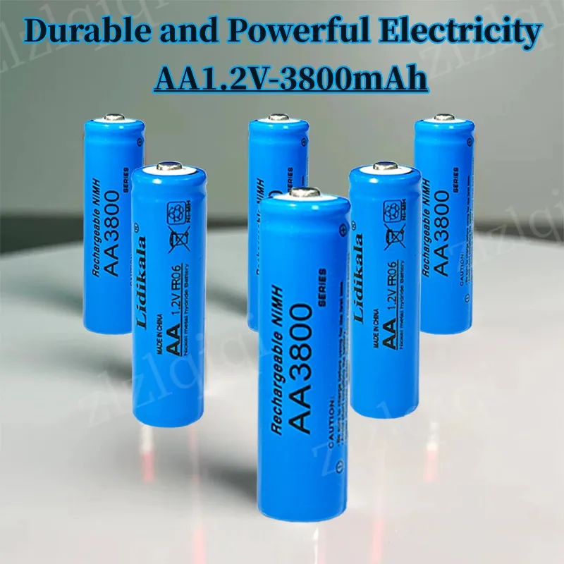 

High quality 1.2V AA 3800mAh Nickel Hydrogen Battery Alkaline 1.2V Clock Toy Camera Battery Rechargeable Battery