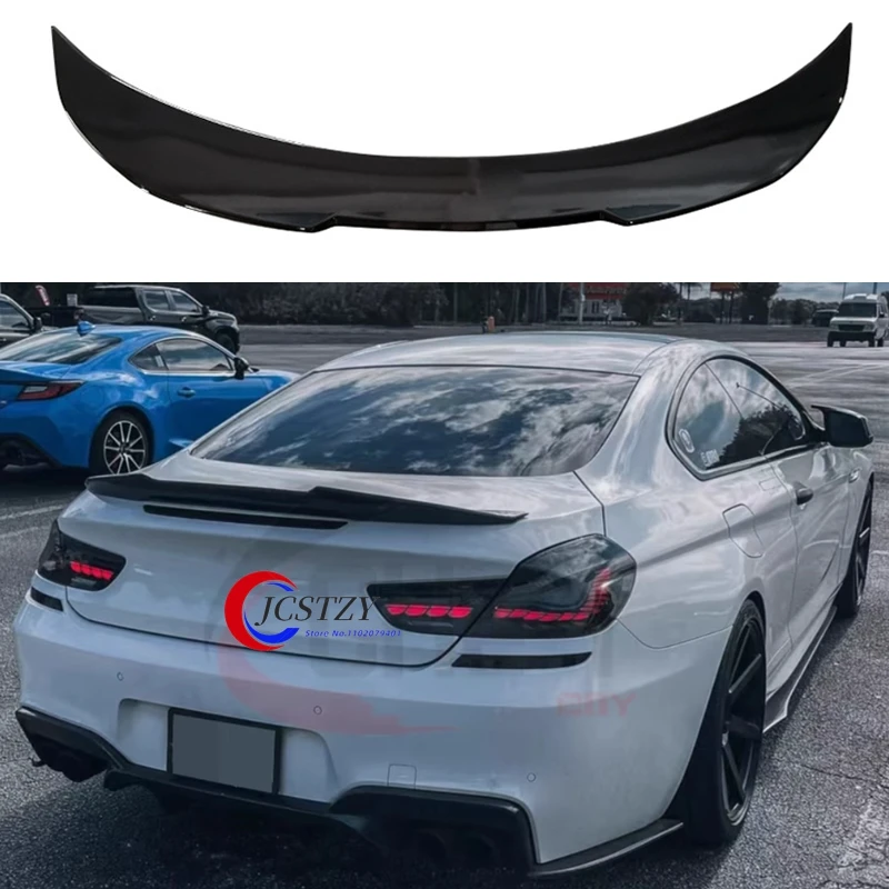 Фото Для BMW 6 серии F12 F13 2-дверный спойлер в стиле PSM из углеродного волокна, крыло багажника 640i 640d 650i №2