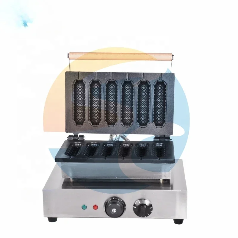 Вафельница из нержавеющей стали электрическая хрустящая машина промышленная