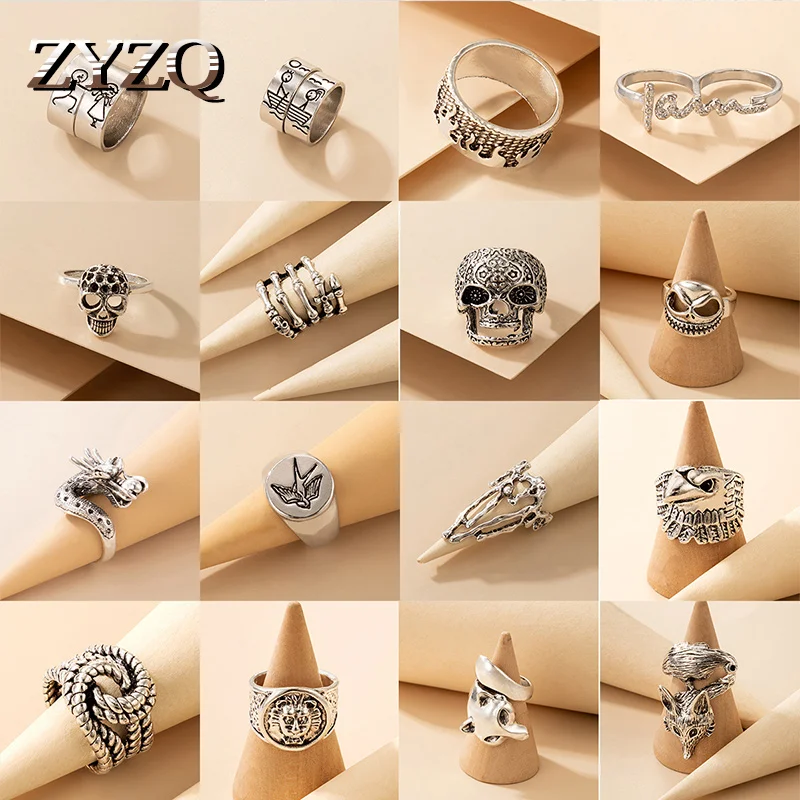 Новое поступление нейтральных колье с животными в готическом стиле, черепами, хип-хопом, металлом, зодиакальными и геометрическими узорами, смешными предметами ювелирных изделий на Хэллоуинские вечеринки.