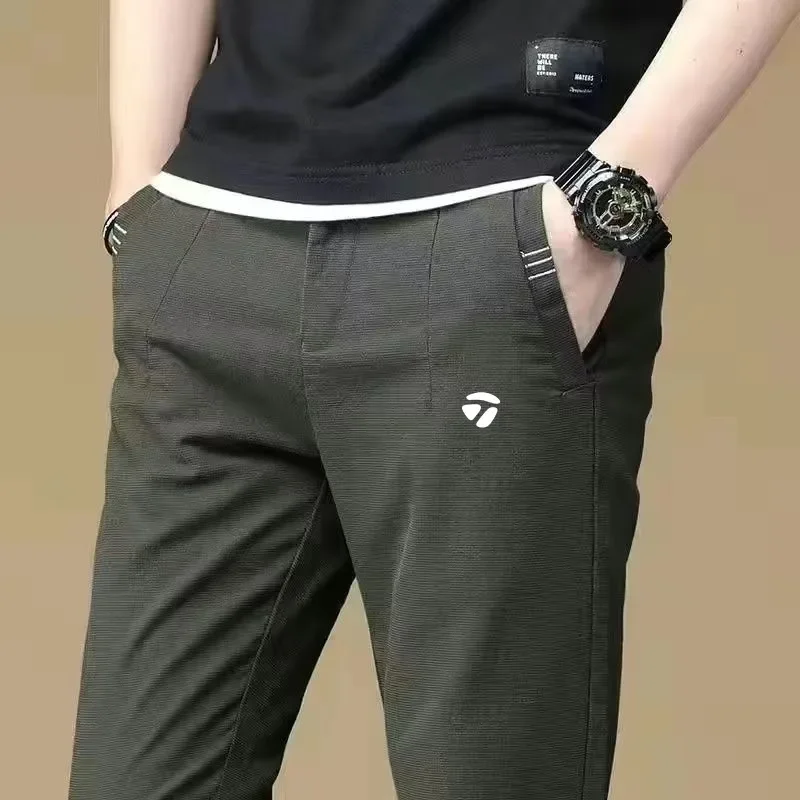 

Роскошная Одежда в Корейском стиле, штаны для гольфа, Мужская одежда для гольфа, зима 2023, мужские высококачественные новые брюки, теннисные мужские штаны