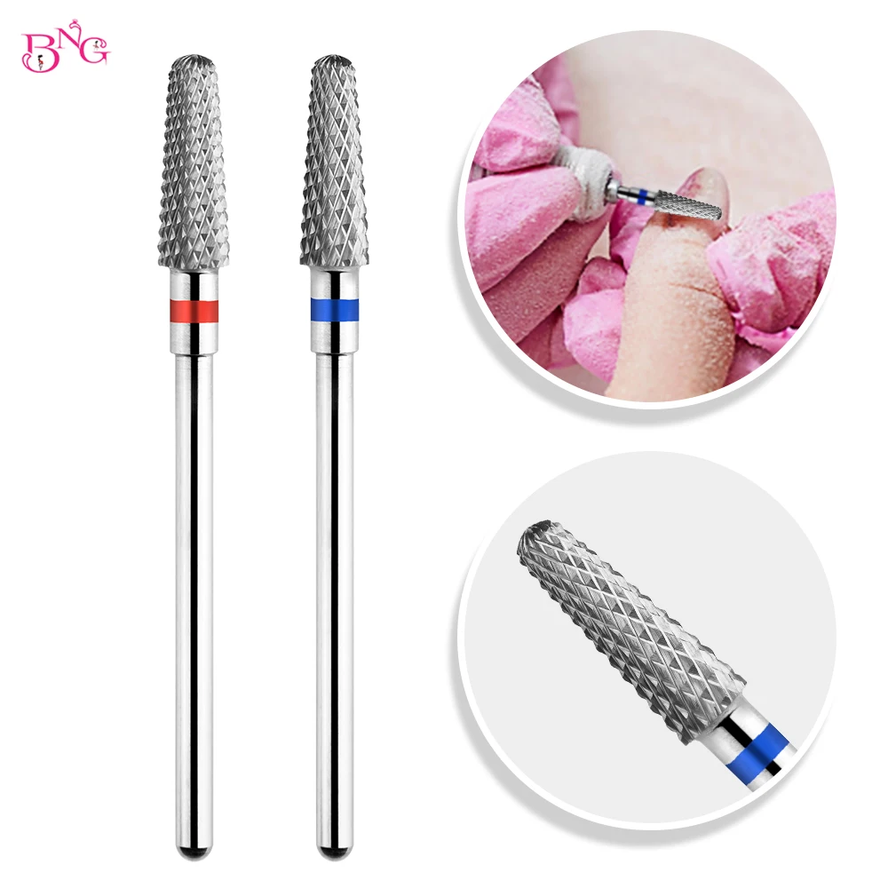 

Tungsten Carbide Cone Nail Drill Bit 3/32" Rotary Burr Bits For Manicure Gel Remove Electric Drill Accessories Nail Milling Tool