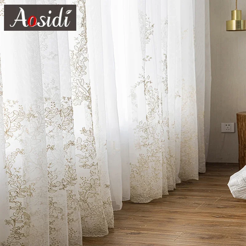 Роскошные тюлевые прозрачные Занавески s для гостиной спальни занавески на окна