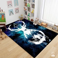 film patronus starry canvas painting style rug suitable for hall door rug living room bedroom kitchen dormitory study decoration