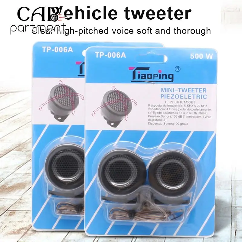 

Universal Loud Speaker 006a Super Power Loud Audio Mini Car Horn Speaker Dome Tweeter Coil Loudspeaker Car Accessories Tweeter