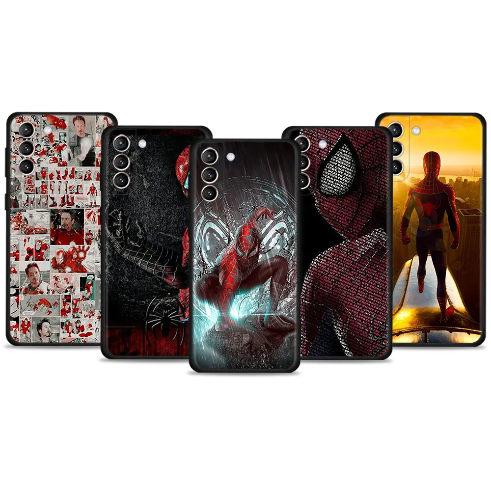 

Silicone Case For Samsung Galaxy S22 S21 Ultra S20 FE S10 S9 S8 Plus S10e Note 20Ultra 10plus Phone Cover Iron Man 3 Tony Stark