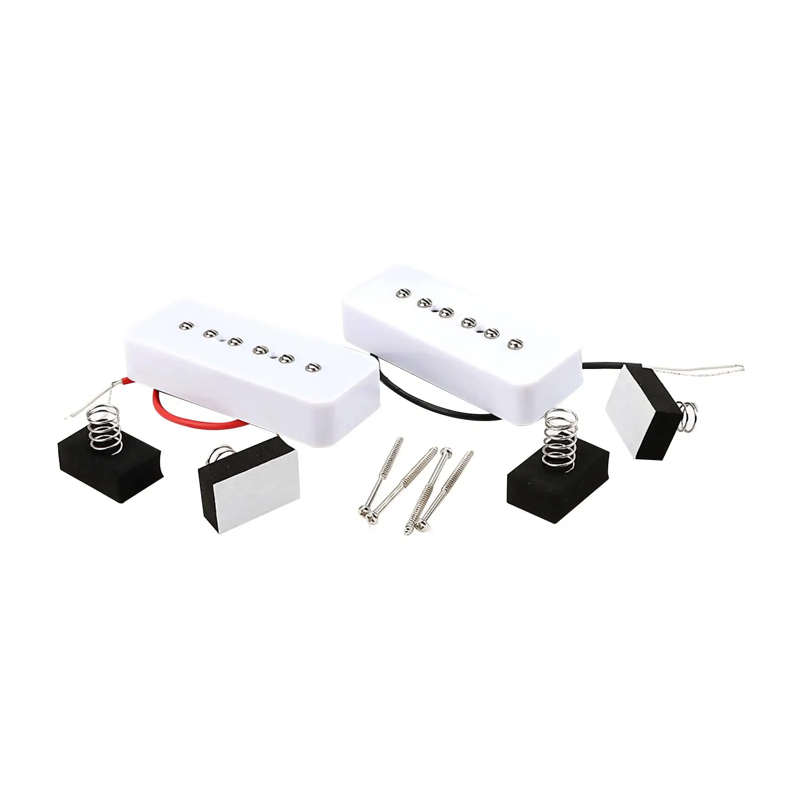 

2x Electric Guitar Pickup Replacement 50mm 52mm Pole Spacing Single Coil Pickup Set for 6 Strings Electric Guitar Accessory