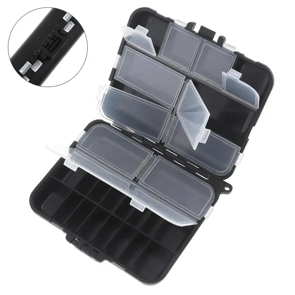 

Double Sided 26 Activity Compartments Carp Fishing Tackle Box for Fishing Hook Swivel Ring Lure and Accessories Storage Case