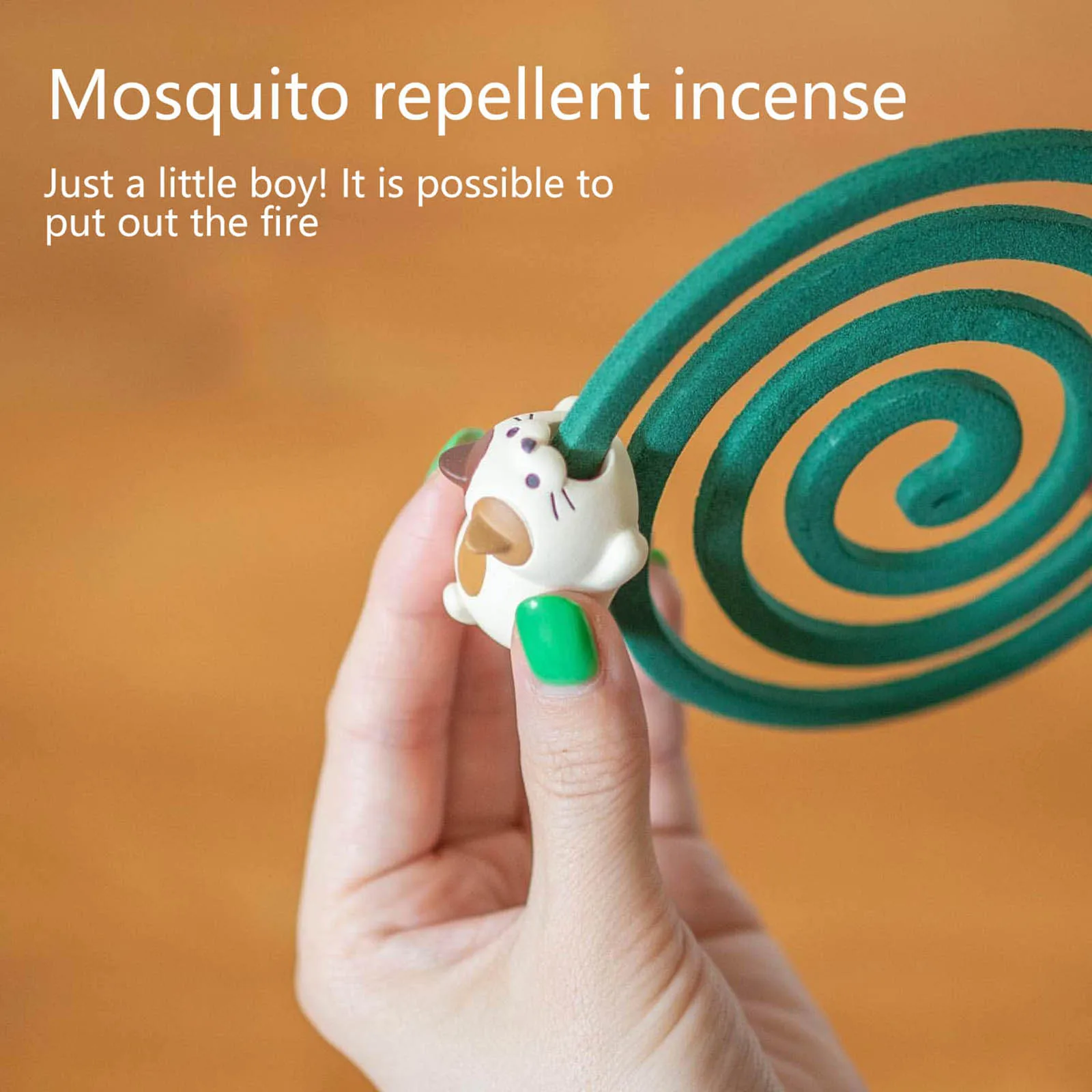 

Resin Ornament - Home Table Decoration, Animals Modeling Crafts, Fire Extinguisher Function for Mosquito Repellent Incense