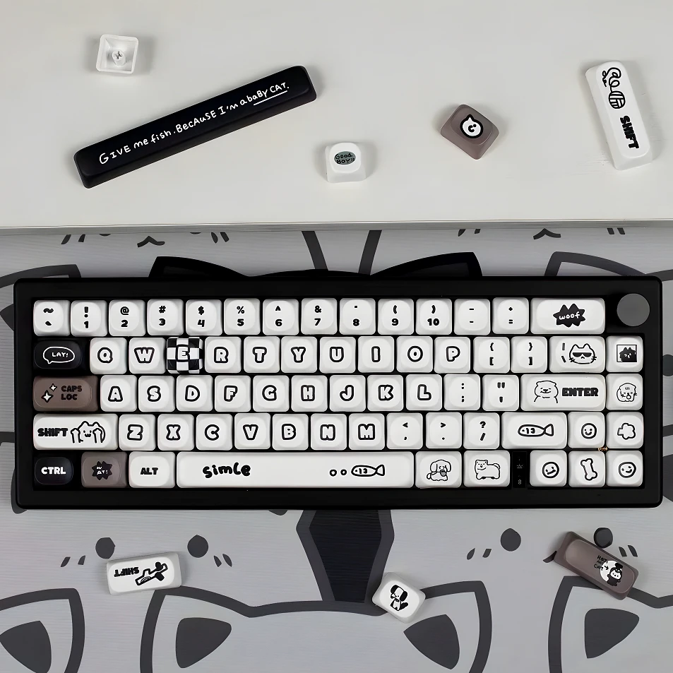 131 клавиша колпачок Amao Awang MOA для механической клавиатуры Cherry MX 61 68 104 108.