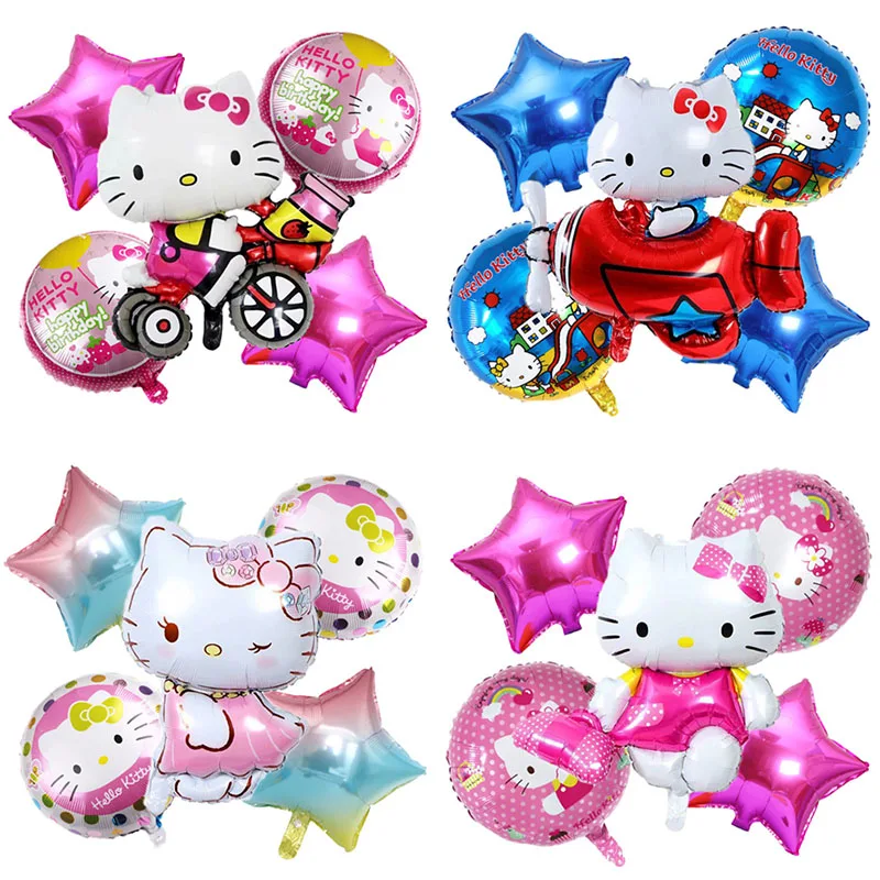 5 шт. Детские шары из алюминиевой фольги | Дом и сад