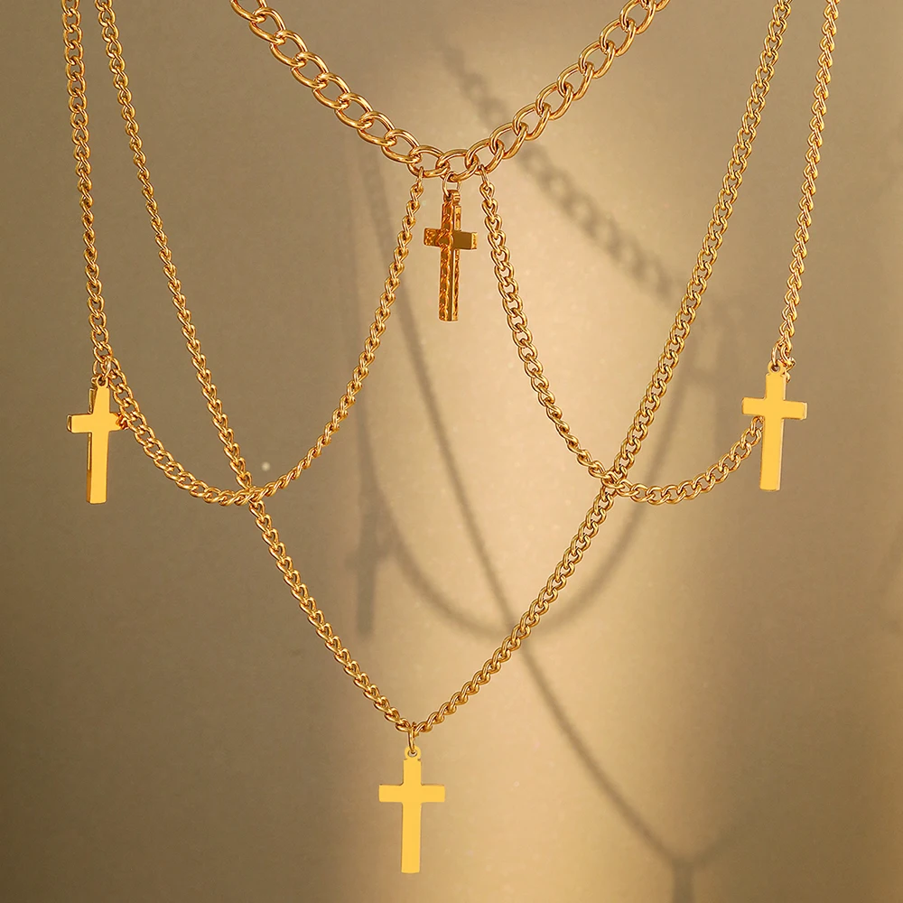 Уникальное Ожерелье Из Нержавеющей Стали С Искусственной Цепочкой Для Женщин