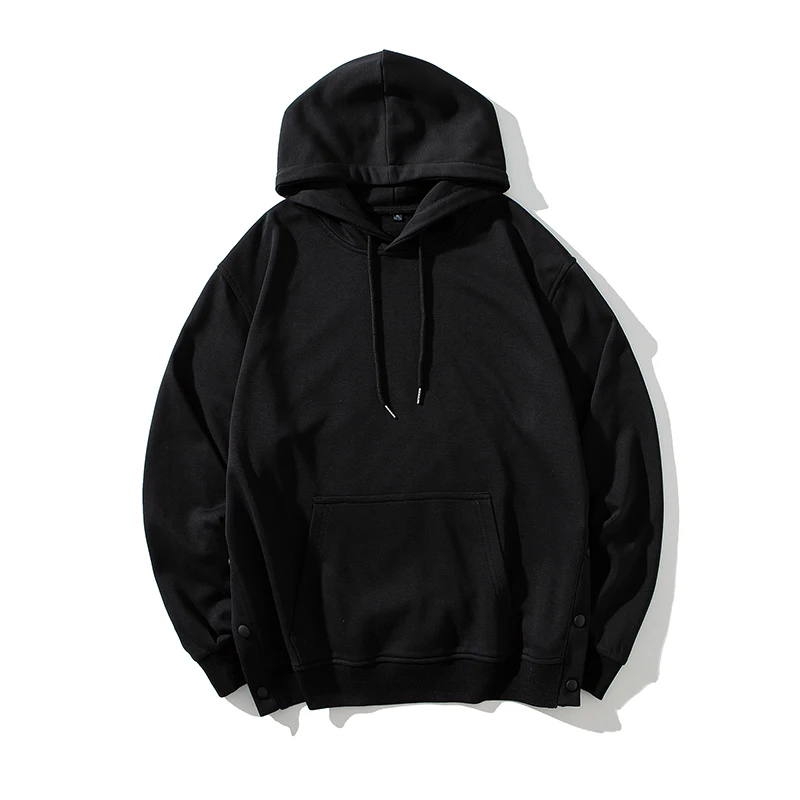 

Новые толстовки с капюшоном, мужские Модные толстовки Harajuku, уличные толстовки с капюшоном, повседневные однотонные толстовки, белый черный ...