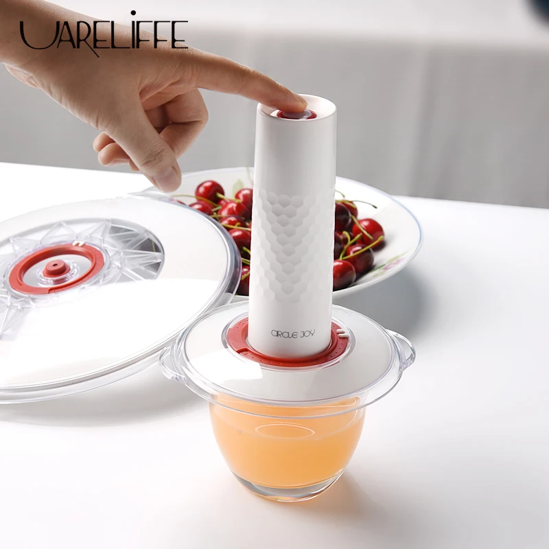

Электрический вакуумный насос Uareliffe с крышкой для пищевых продуктов, антибактериальный портативный пищевой вакуумный упаковщик, контейнер