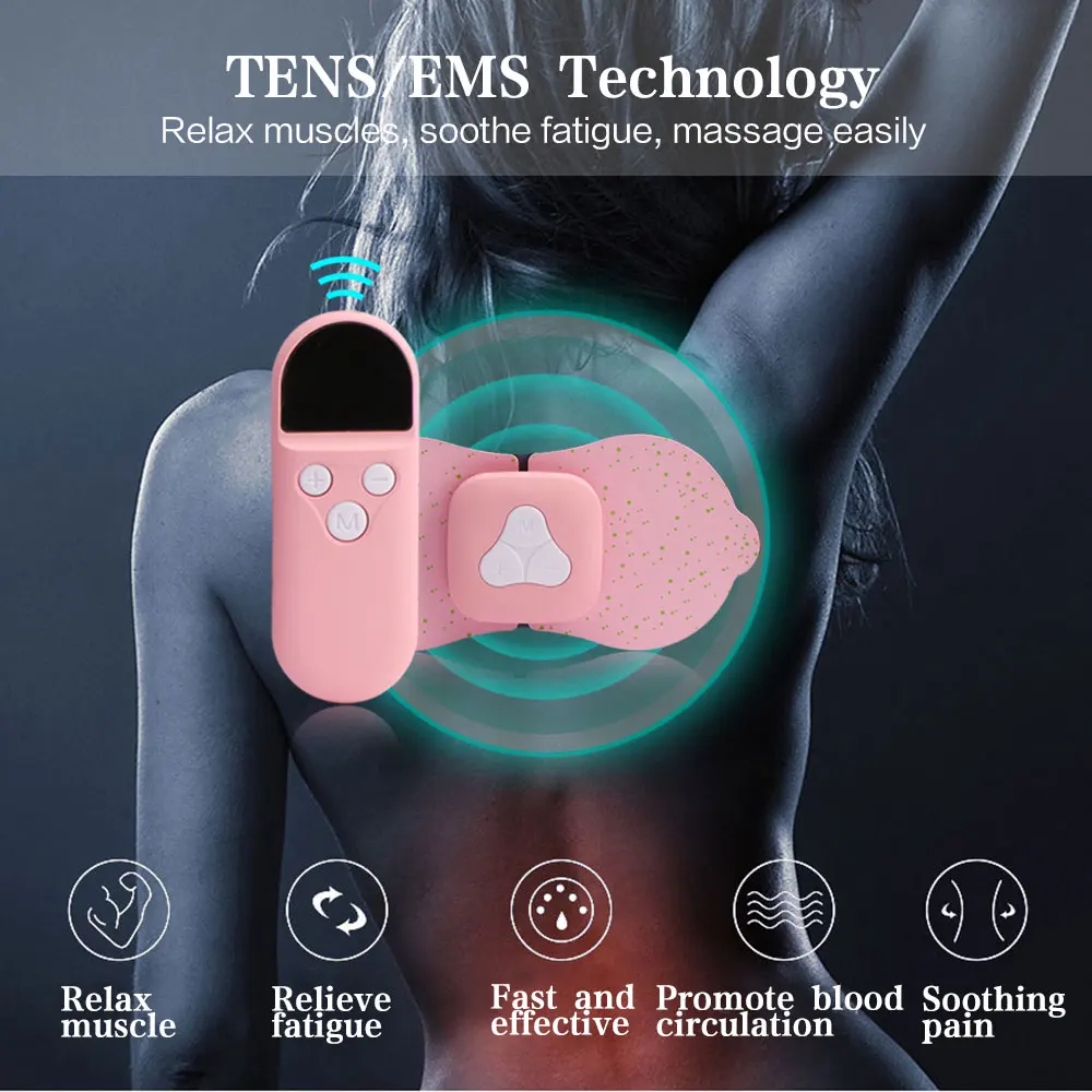 

Remote Control TENS Body Massager Rechargeable Massage Device Massagers for Neck Shoulder Therapy Machine Physiotherapy Relax