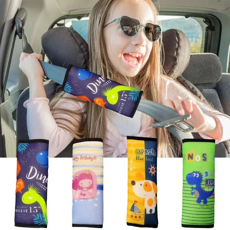 

Наплечный чехол для автомобильного ремня безопасности, наплечный ремень для автомобиля, наплечная Подушка, мультяшный мягкий чехол для автомобильного ремня безопасности, наплечная накладка, чехол для автомобиля