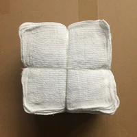 10pcspack disposable white small towel 20 20cm hotel small square towel aviation towel household travel face washcloth