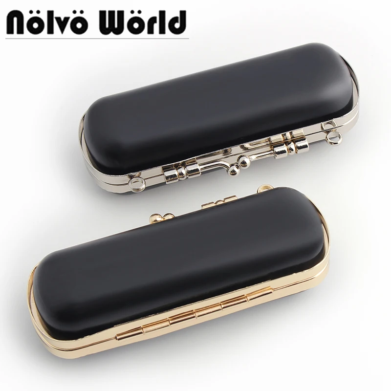 

2-10pcs Gold Silver Mini Holder Bag Frame Lipstick Bags Frame Cases Storage Cover Box frame Container For Lipstick Organizer