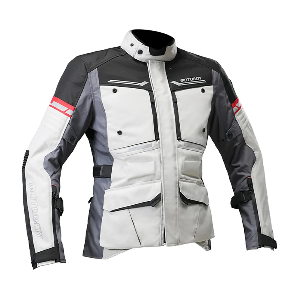 

Man Motorcycle Jacket Waterproof Motorcycle Clothes Chaquetas With Removeable Linner Fall Prevention The Four Seasons