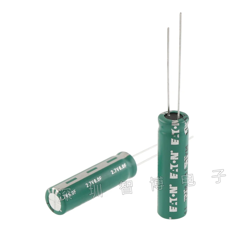 

10pcs/imported farad capacitor US 2.7V 6F 8x 31mm HV super capacitor super farad capacitor