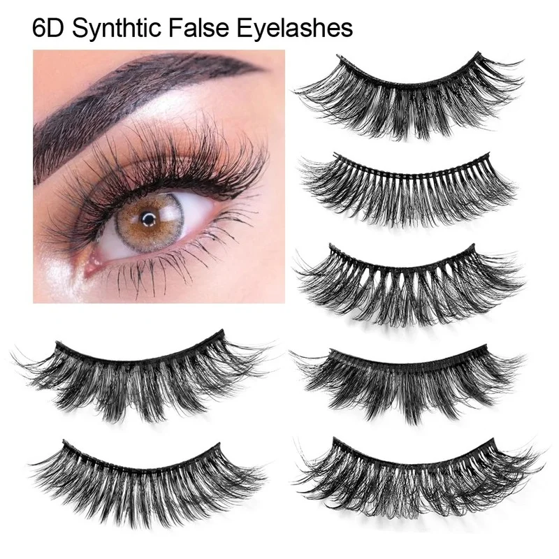 

1 pair 25mm 6D False Eyelashes Thick Imitation Mink False Eyelashes Stage Performance Bridal Makeup For Women