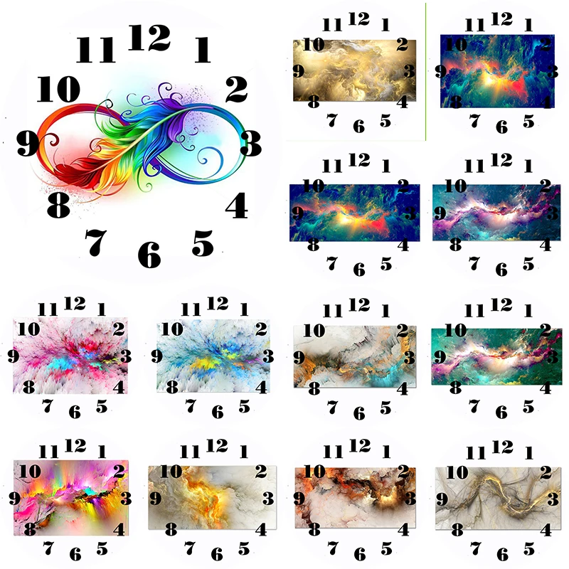 Алмазная живопись вышивка крестиком с часами часы движением мозаика украшение