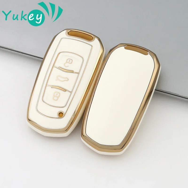 ТПУ для Geely Emgrand 7 GX3 Atlas GS NL3 Gili EX7 GT GC9 Чехол автомобильного ключа Защитный держатель