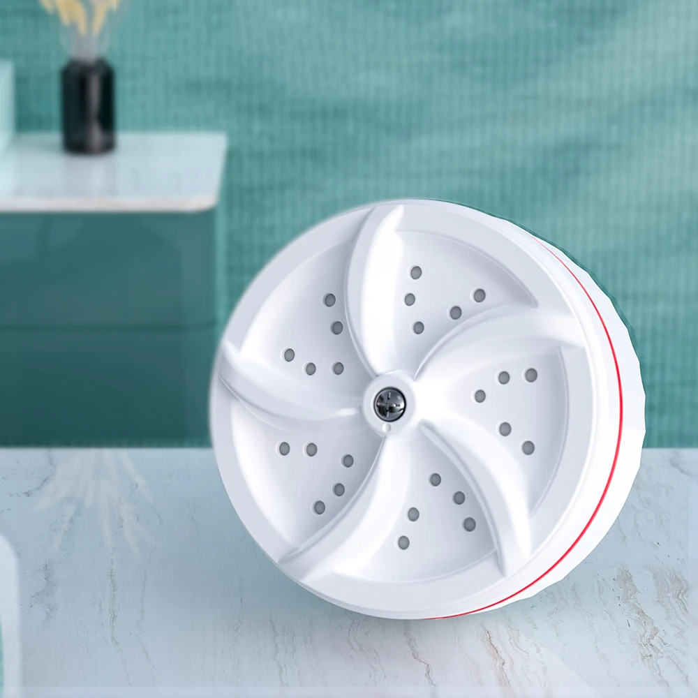 

Mini Ultrasonic Washing Machine Portable Turbo USB Powered Removes Dirt Washer Clothing Cleaning Washing Machine For Travel