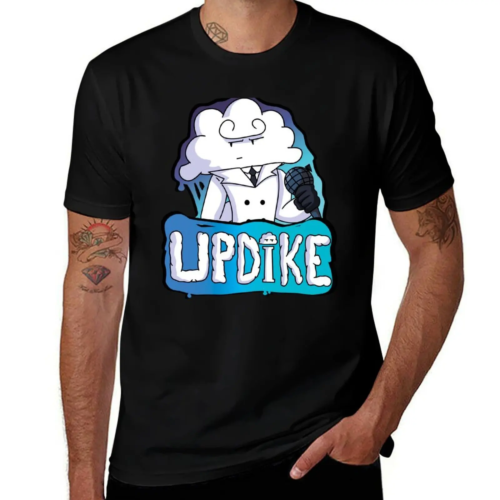 Фото Футболка Fnf Mod Character Updike Graffiti, быстросохнущая, впитывающая влагу футболка №1