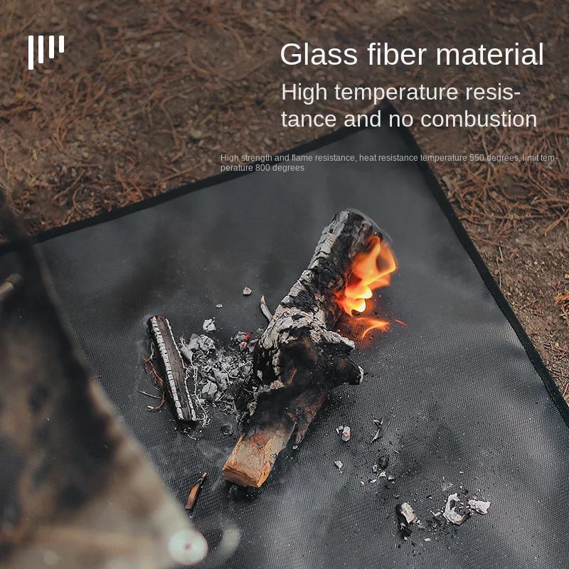 

Outdoor Fireproof Cloth, Camping BBQ Insulation Mat, Fiberglass Cloth, Flame Retardant Cloth, Fire Fighting Blanket
