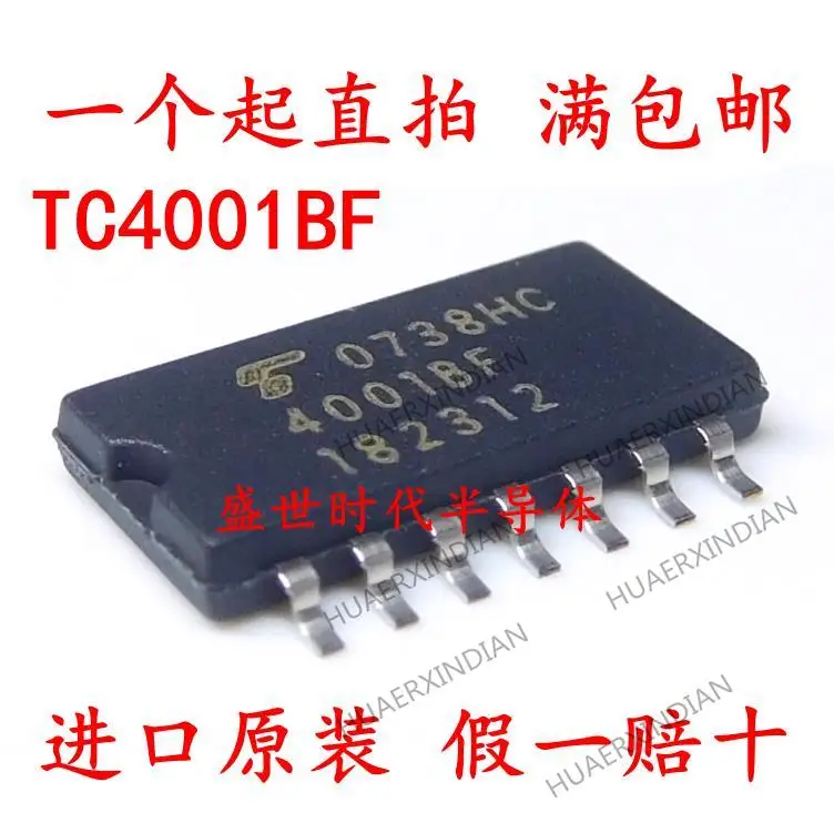 

10PCS New Original TC4001BF 4001BF SOP-14 5.2MM CMOS