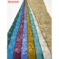 elegant bead sequins bridal wedding dress fabric free shipping items to nigeria mesh tulle %e2%80%8blace cloth zdlb11030