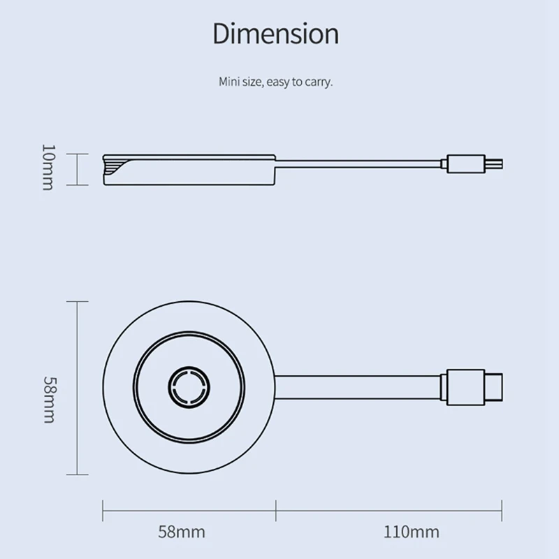 G10 4K 2 4G двухдиапазонный HD беспроводной Pushbay-совместимый имитация Wi-Fi дисплей