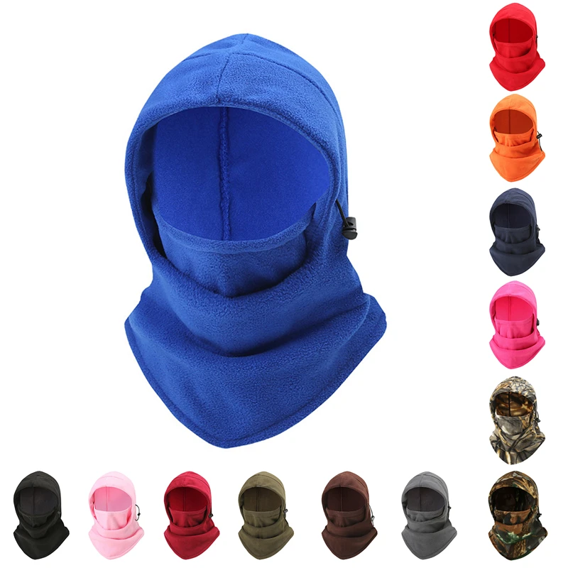 

Military Tactical Fleece Hats Men Women Fleece Balaclava Face Mask Hunting Neck Warmer Cap Outdoor Sports Cycling Fishing Cap