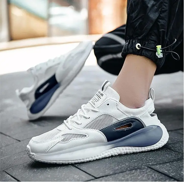 

Hollow Designer running shoes for men baskets travel air mesh summer Men's sneakers low tines zapatos turnschuhe herren