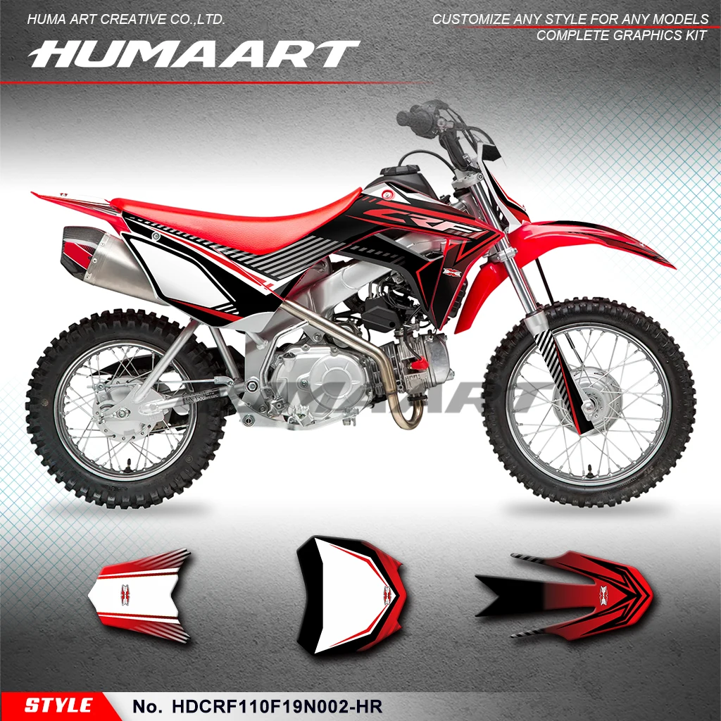 Графические наклейки для Honda CRF110F CRF 110F 2019 2020 2021 2022 2023