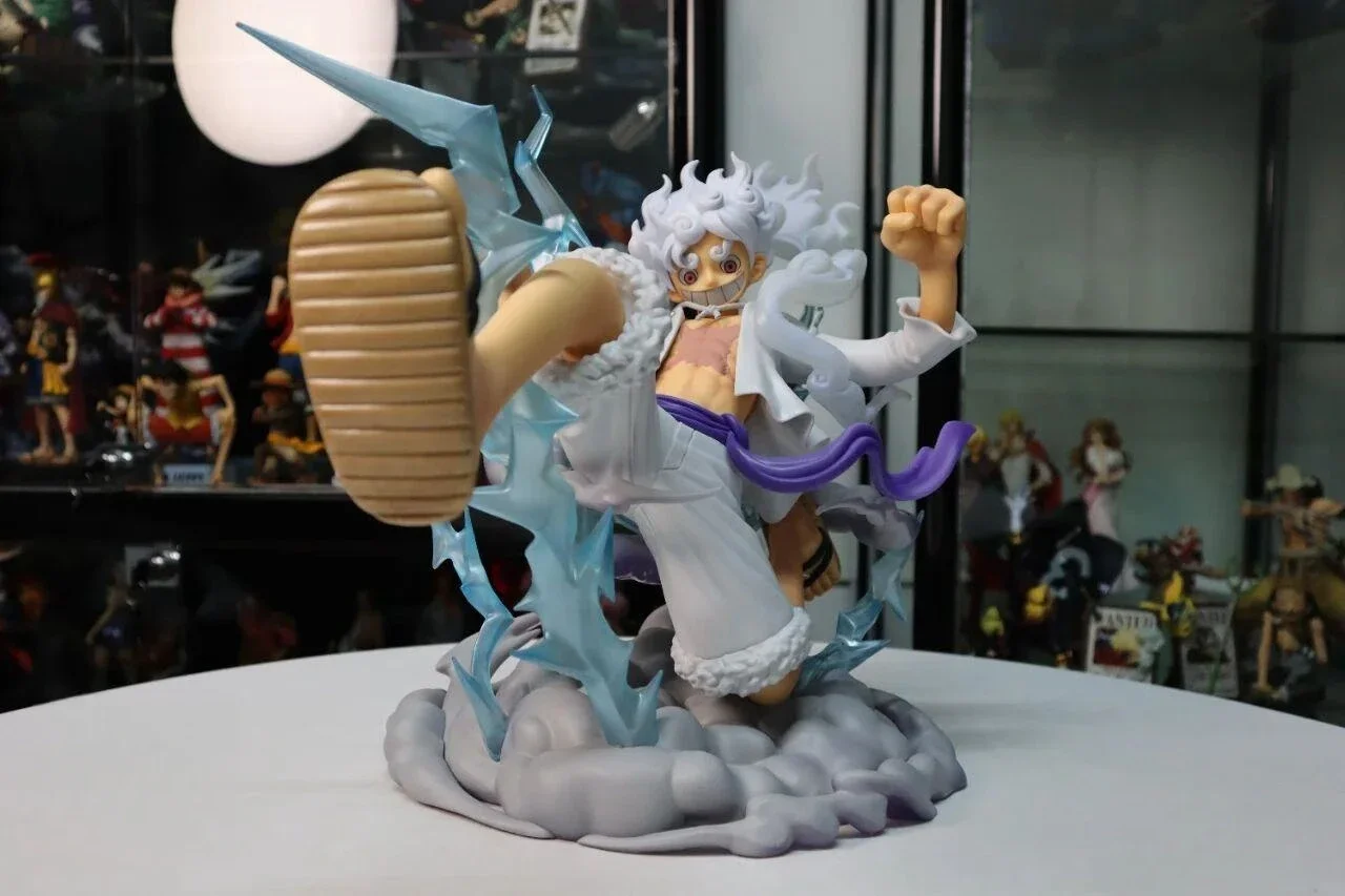 В наличии Bandai One Piece Figults Zero 30 см Giant Sun God пятый Fz Nica Luffy ручная работа модель подарок