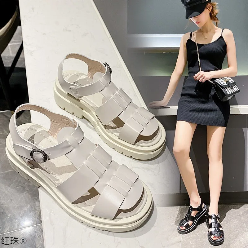 

Beige Heeled Sandals Comfort Shoes for Women Med Buckle Strap 2022 Summer Black Medium Girls Clear Low New High Clogs Block Soli