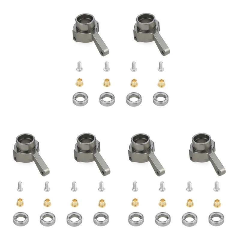 

3X Metal Steering Cup Turn Cup Kit For WPL C14 C24 C34 C44 B14 B1 B16 B24 B36 MN D90 D91 MN99S RC Car Parts,Titanium