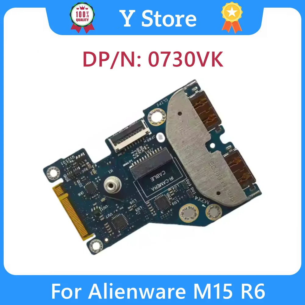 Y Store НОВЫЙ оригинальный для Dell Alienware M15 R6 USB-интерфейсная плата LS-K791P 0730VK 730VK 100%