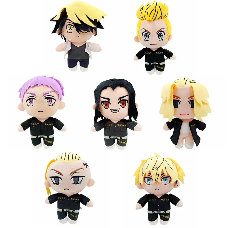 

7 шт., плюшевые игрушки из серии «Мстители Токио»